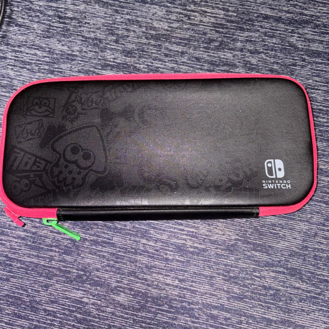 Switch 本体 青とオレンジのジョイコン Switch入れ物