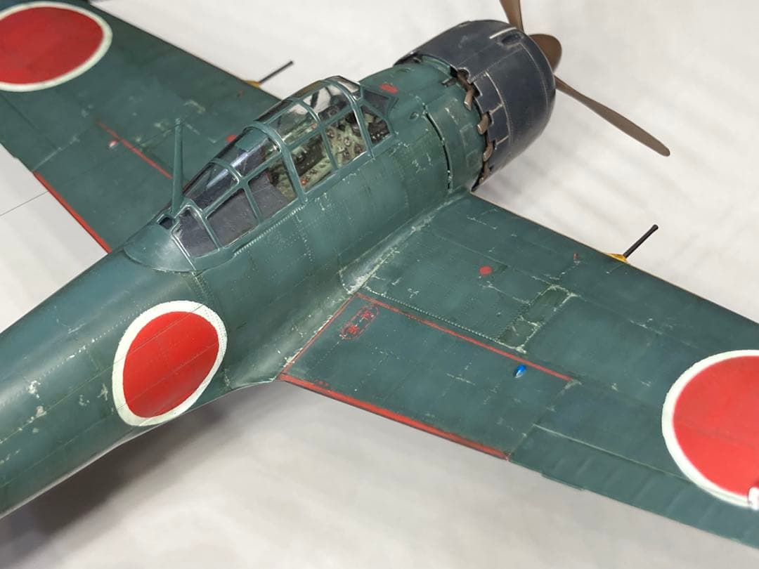 零式艦上戦闘機52型 甲(完成品)1/48 ファインモールド