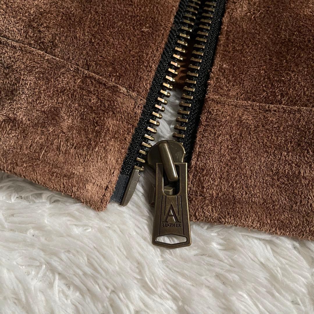 A leather レザージャケット ウエスタン スウェード