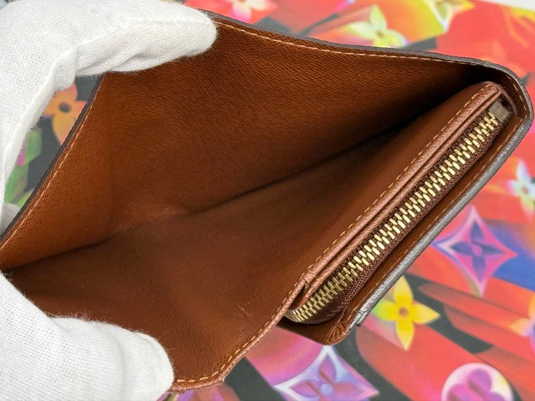 美品！ルイヴィトン　ポルトモネ・ビエ・トレゾール　L字形二つ折り財布