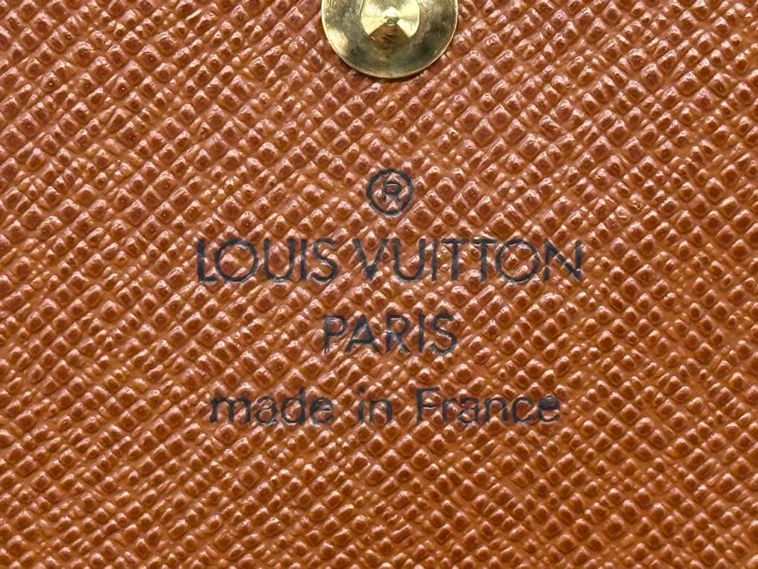 美品！ルイヴィトン　ポルトモネ・ビエ・トレゾール　L字形二つ折り財布