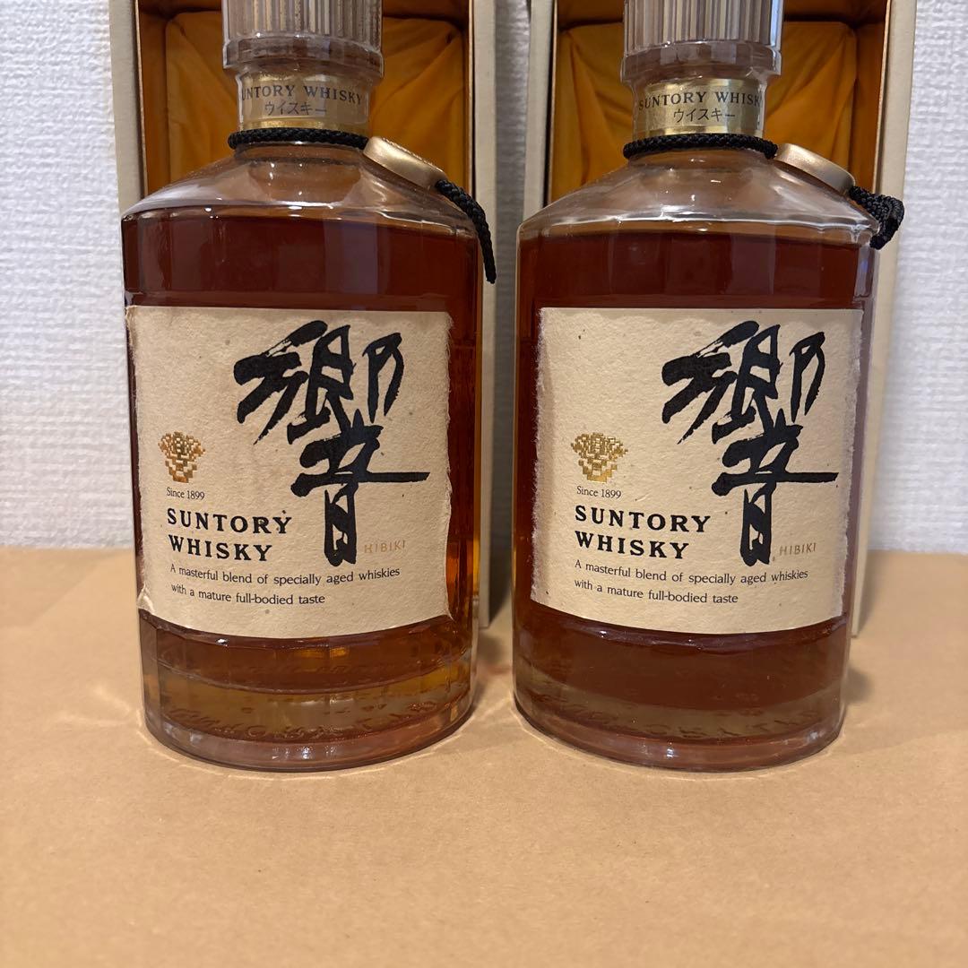 サントリーウイスキー響　裏ゴールドラベル　箱付き　2点セット　未開封（1）