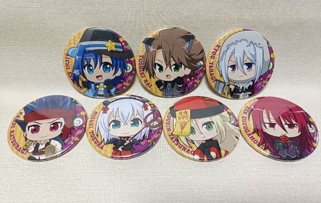 ⑧カードファイト!! ヴァンガード　ハロウィン　缶バッジ　7点セット