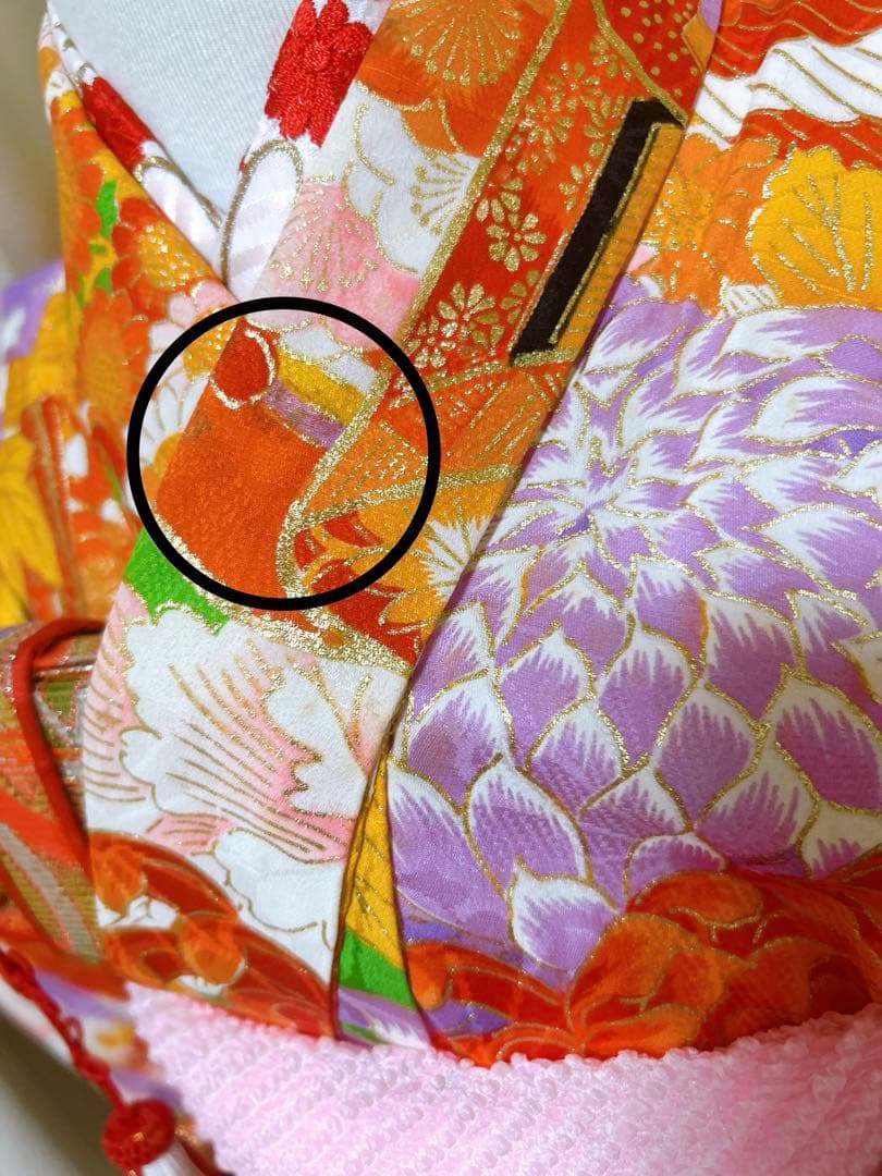 アンティーク柄♡七五三　7歳　女の子　フルセット　一式　レトロ着物