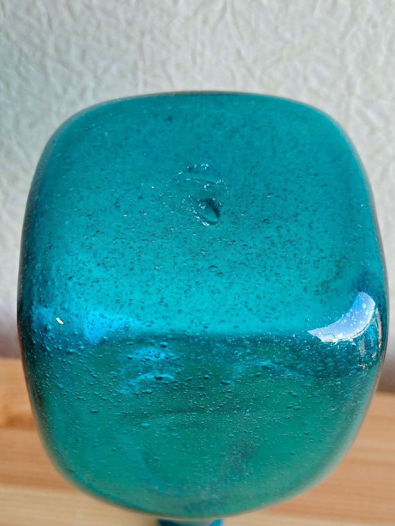 倉敷ガラス　小谷真三　吹きガラス　飾り瓶　花瓶　花入