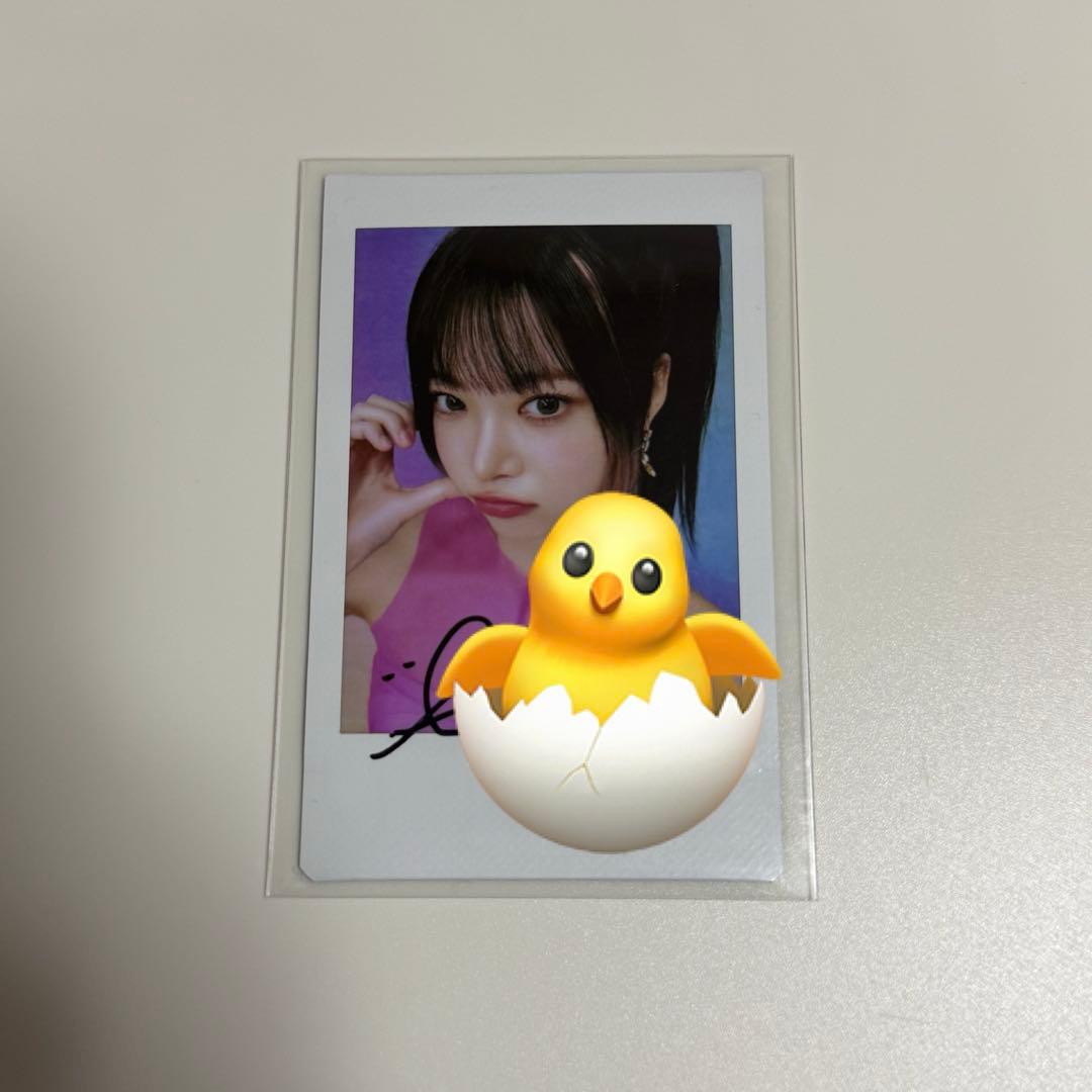 LE SSERAFIM ルセラ 直筆サインチェキ インスタントフォト ウンチェ