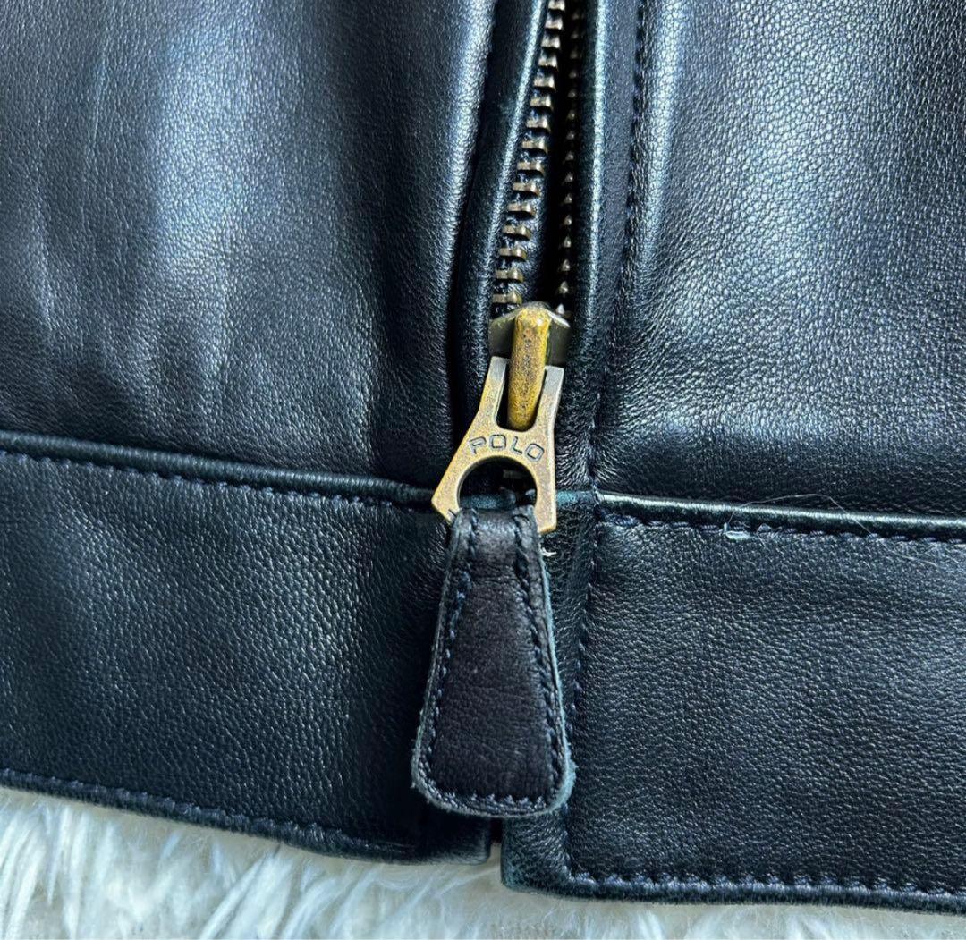 Polo by Ralph Lauren レザージャケット レザースイングトップ