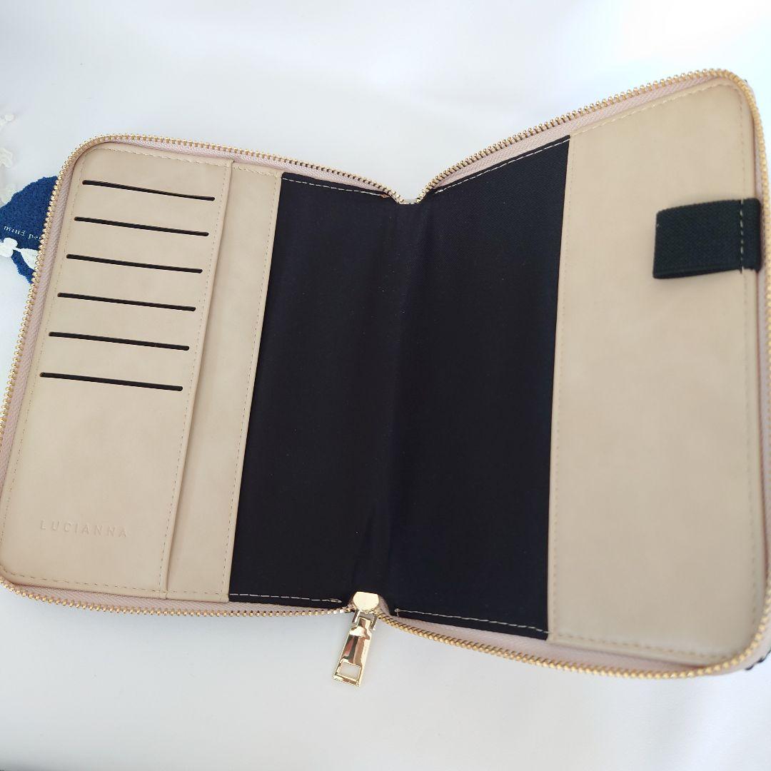 B6 マルチケース anemone ライトベージュ ミナペルホネン ハンドメイド