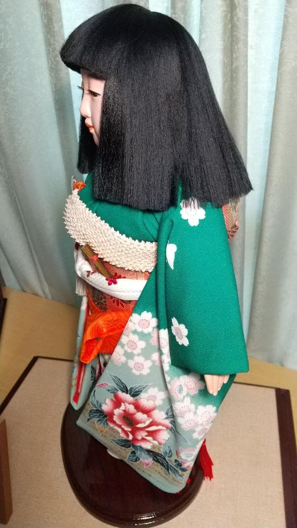 吉徳大光 答礼人形写し みやこ　専用ガラスケース台座付き