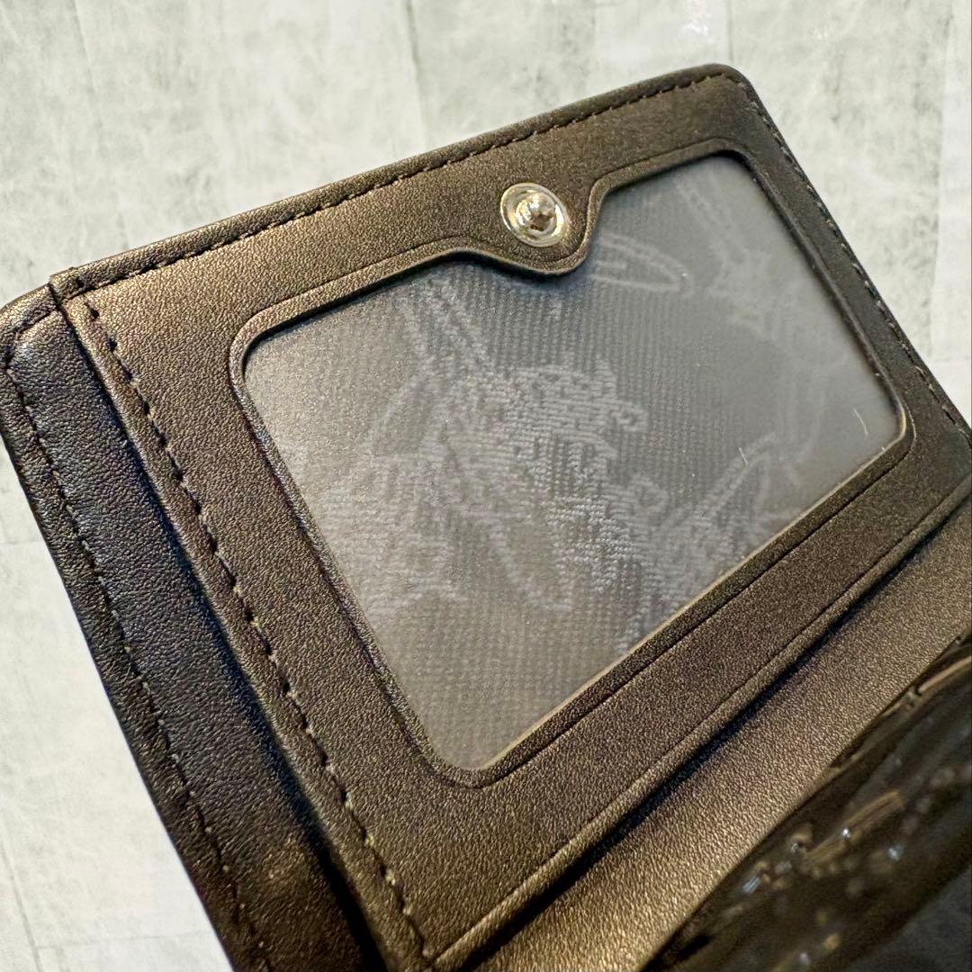 Vivienne Westwood 3つ折り財布 / エナメルブラック