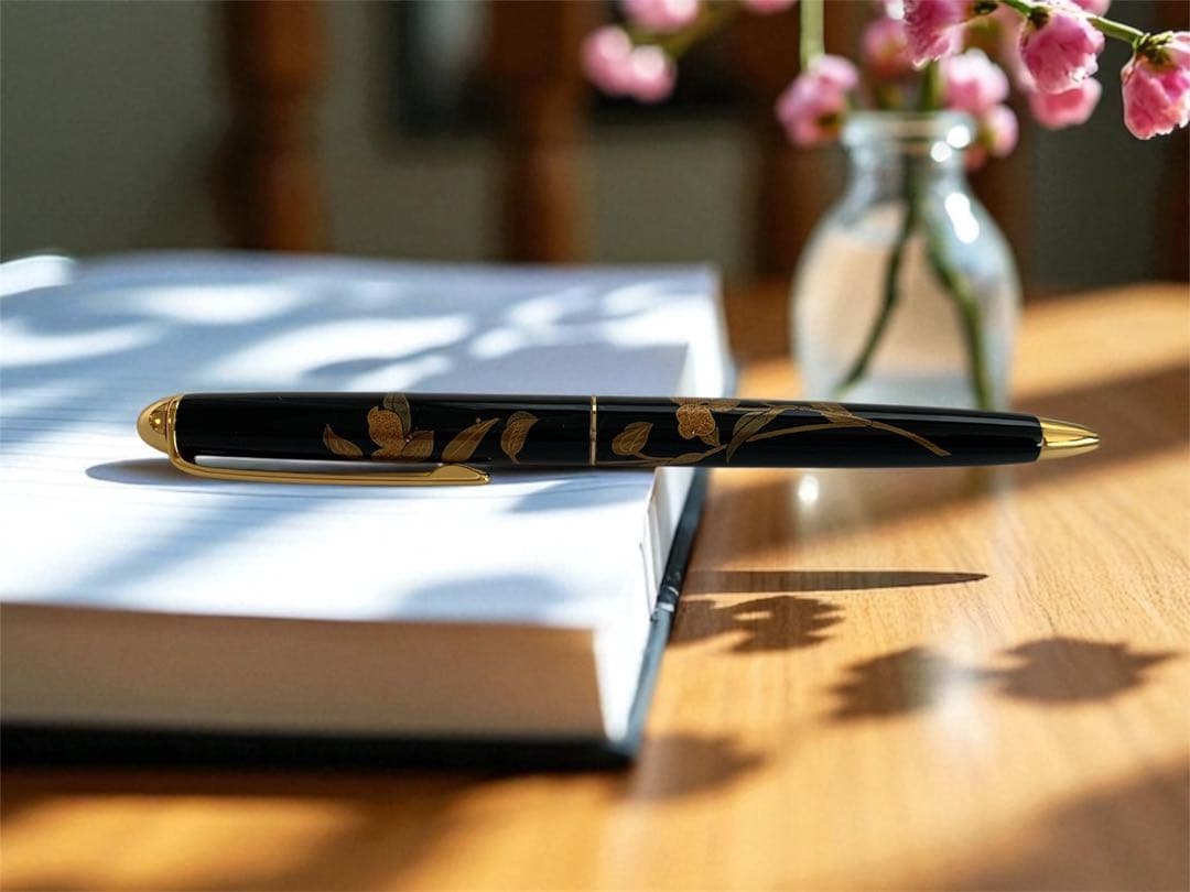 ペン工房キリタ ボールペン インク新品　和柄日本製　箱付き