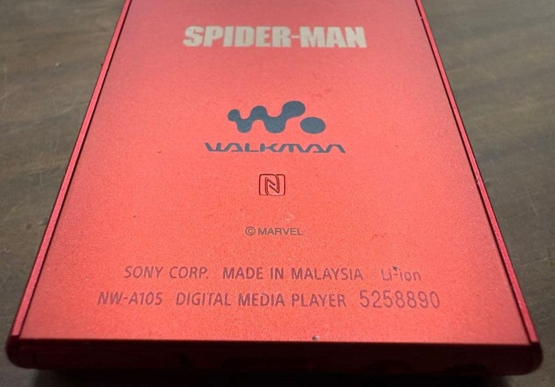 限定 SONY NW-A105 スパイダーマン　　WALKMAN