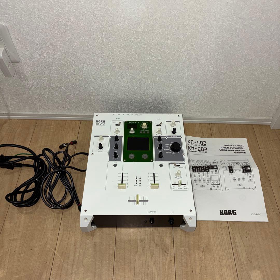 希少動作品！　KORG KM２０２　DJミキサー　KAOSS PAD