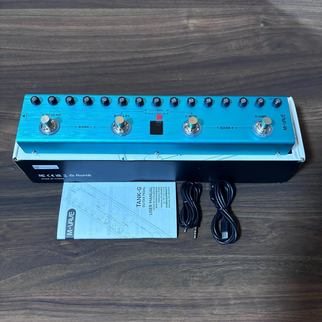 M-VAVE TANK-G 充電式マルチエフェクター