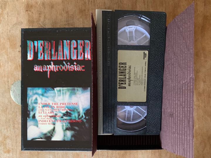 D'ERLANGER限定１万本ビデオ「an aphrodisiac」＋チラシ