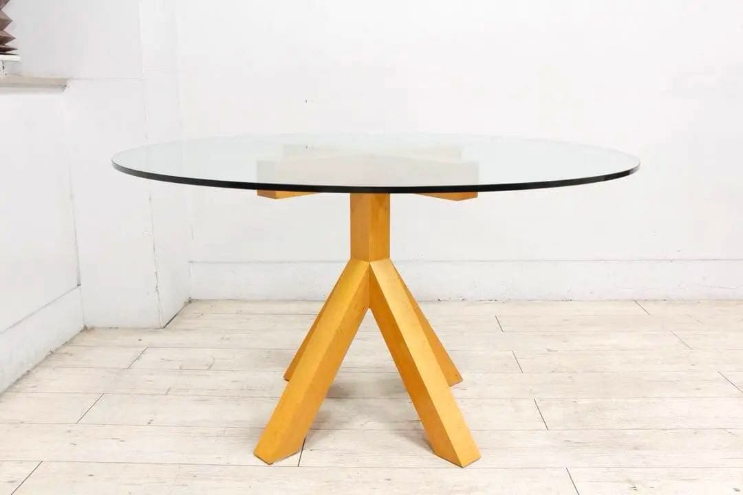 【美品】Cassina ixc. VENTO ラウンド ダイニングテーブル