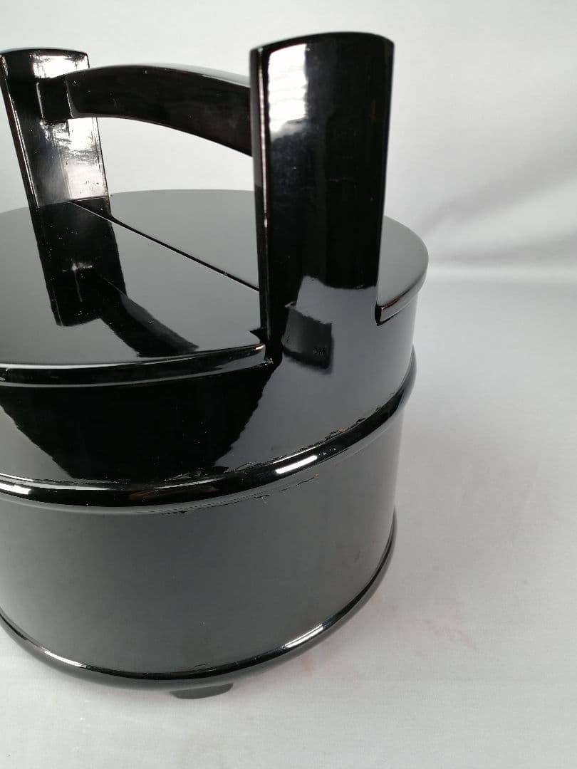 【茶道具】真塗手桶水指　水指397