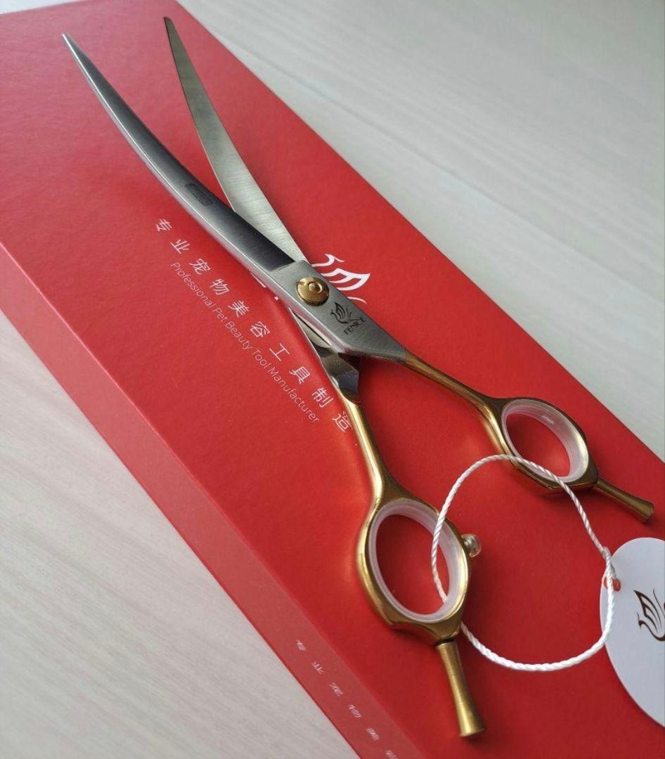 新品★フェニーチェ トリミングシザーセット★ストレート&カーブ&セニングシザー