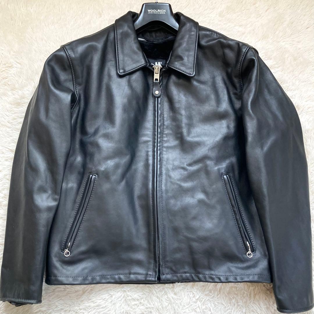 ✨特大サイズ44✨美品ショットSchott シングルライダース 米国製 ライナー