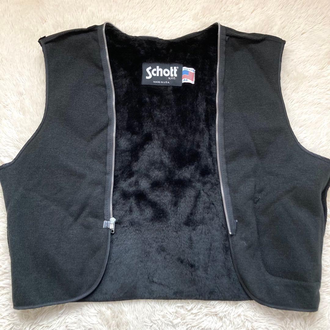 ✨特大サイズ44✨美品ショットSchott シングルライダース 米国製 ライナー