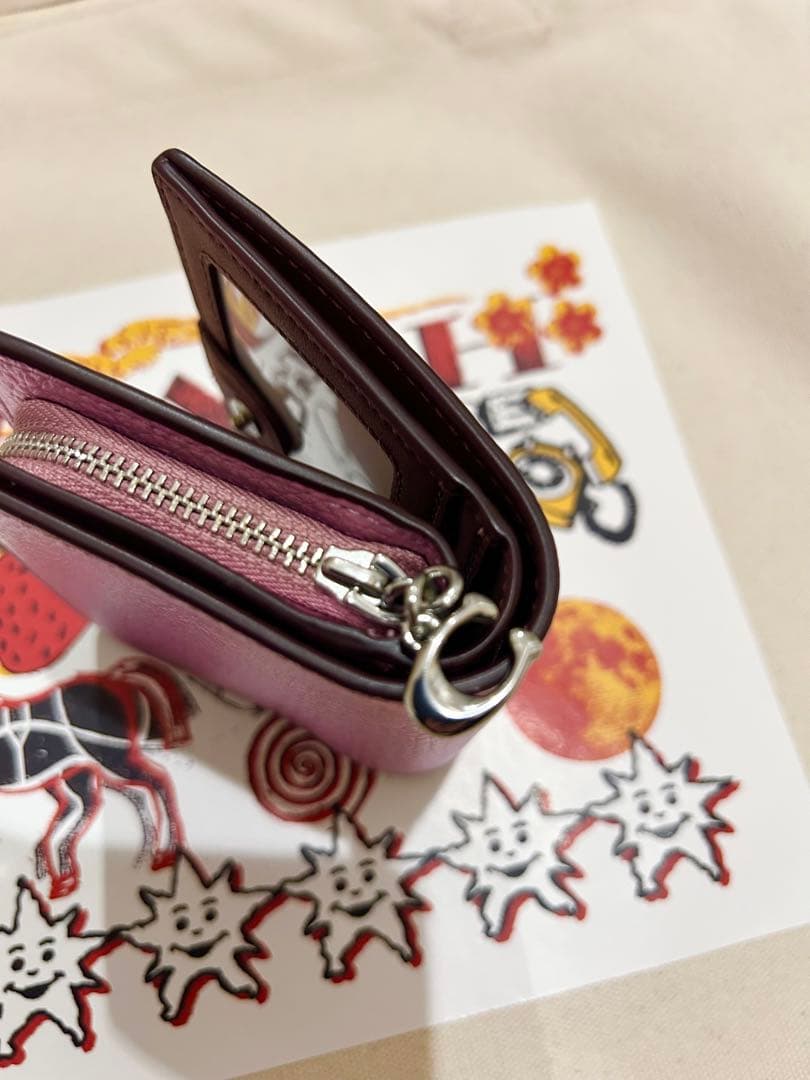 新品　COACH ピンク 二つ折り財布　福袋 2026
