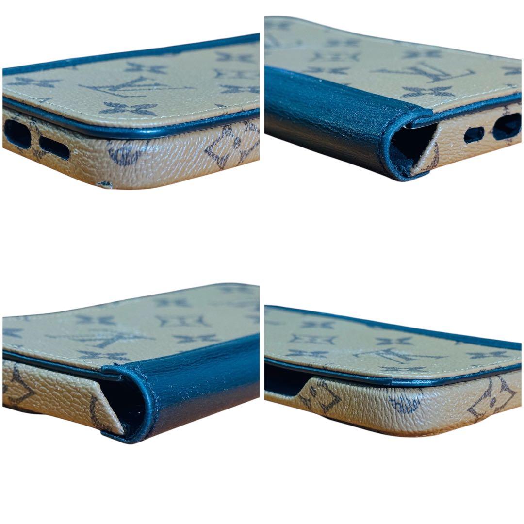 【美品】 ルイヴィトン iPhone15pro フォリオ モノグラムリバース