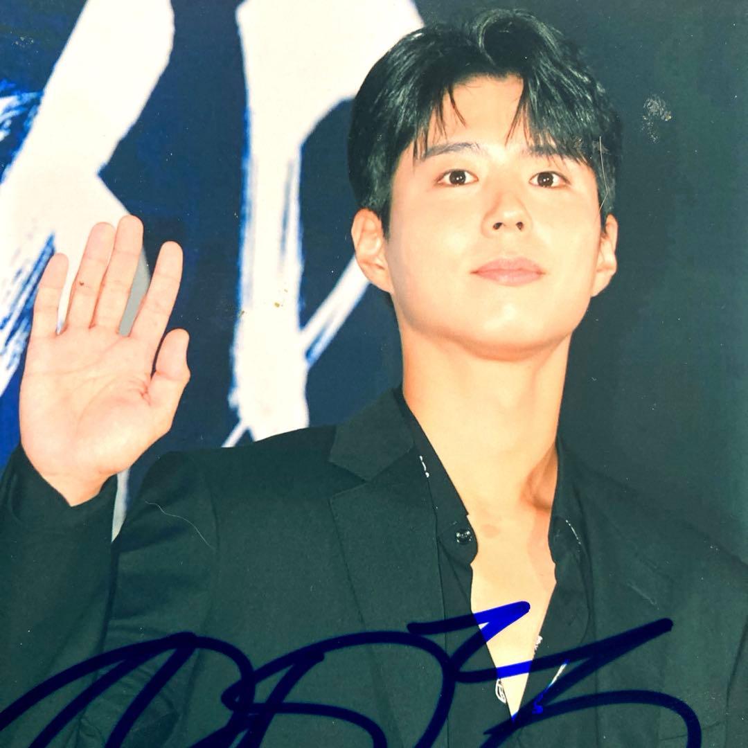 セール中…パク・ボゴム直筆サイン入り2Lサイズ写真…ボーイフレンド…