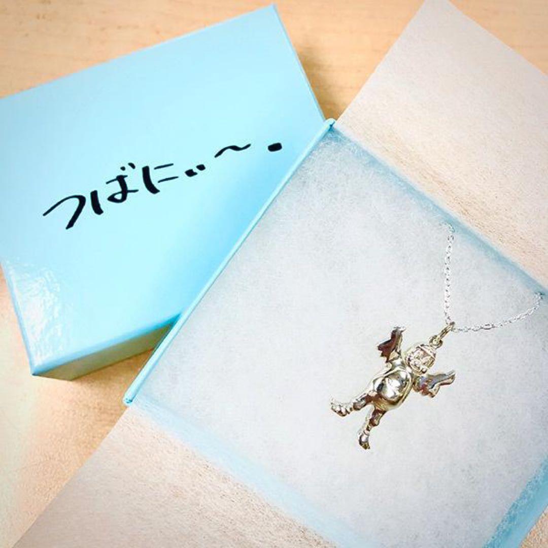 人気完売つば九郎 ヤクルト公認グッズ 日本製シルバー925ネックレス定価1.7万