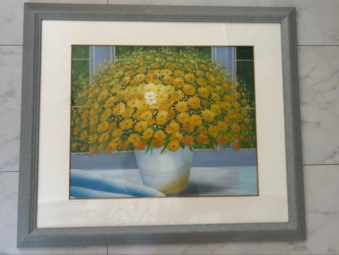 【金運UP・即購入可】ヒラリーメイヤー 額装アート 67×57cm