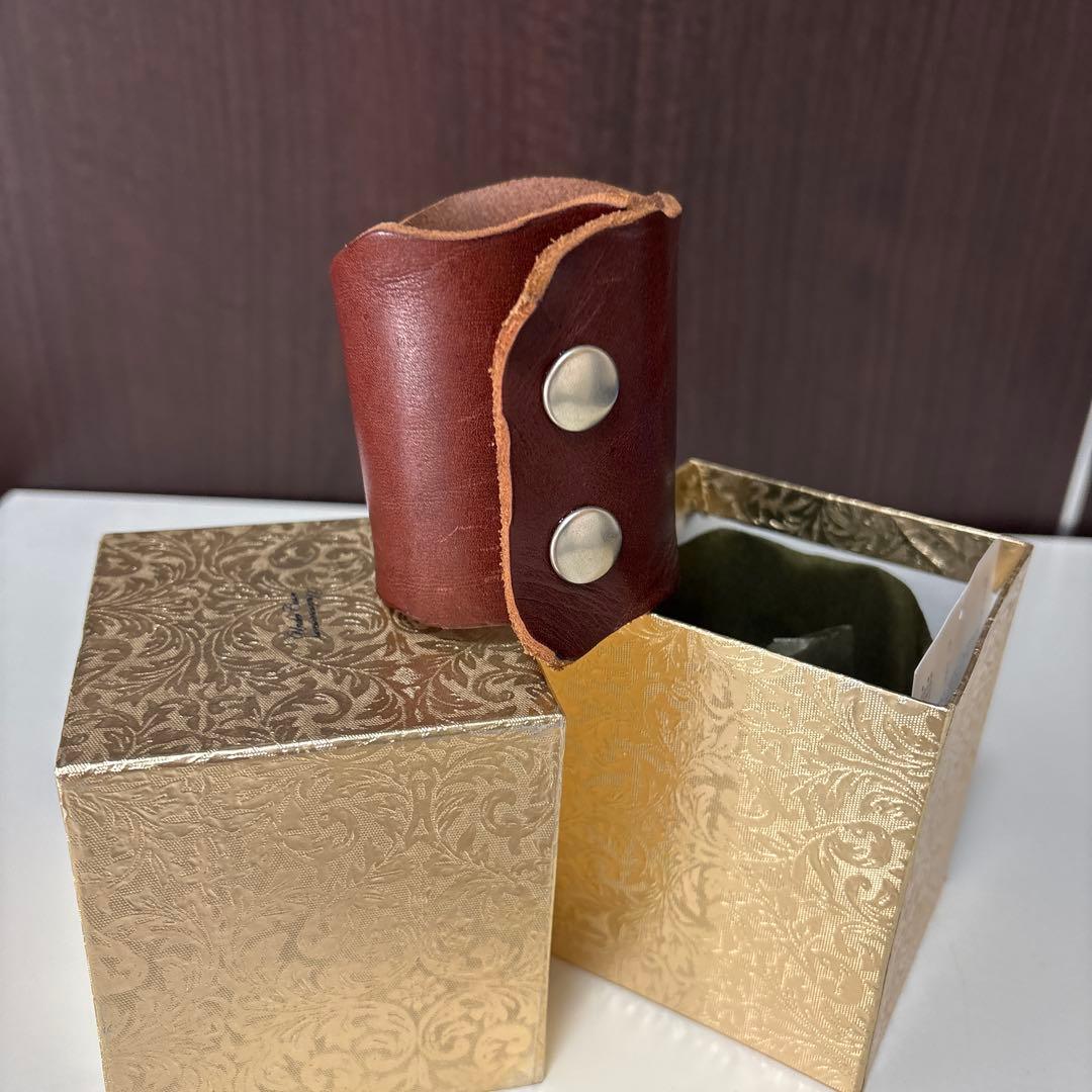 UNDERCOVER 牛革 アンクル バングル ブレスレット ブラウン 希少