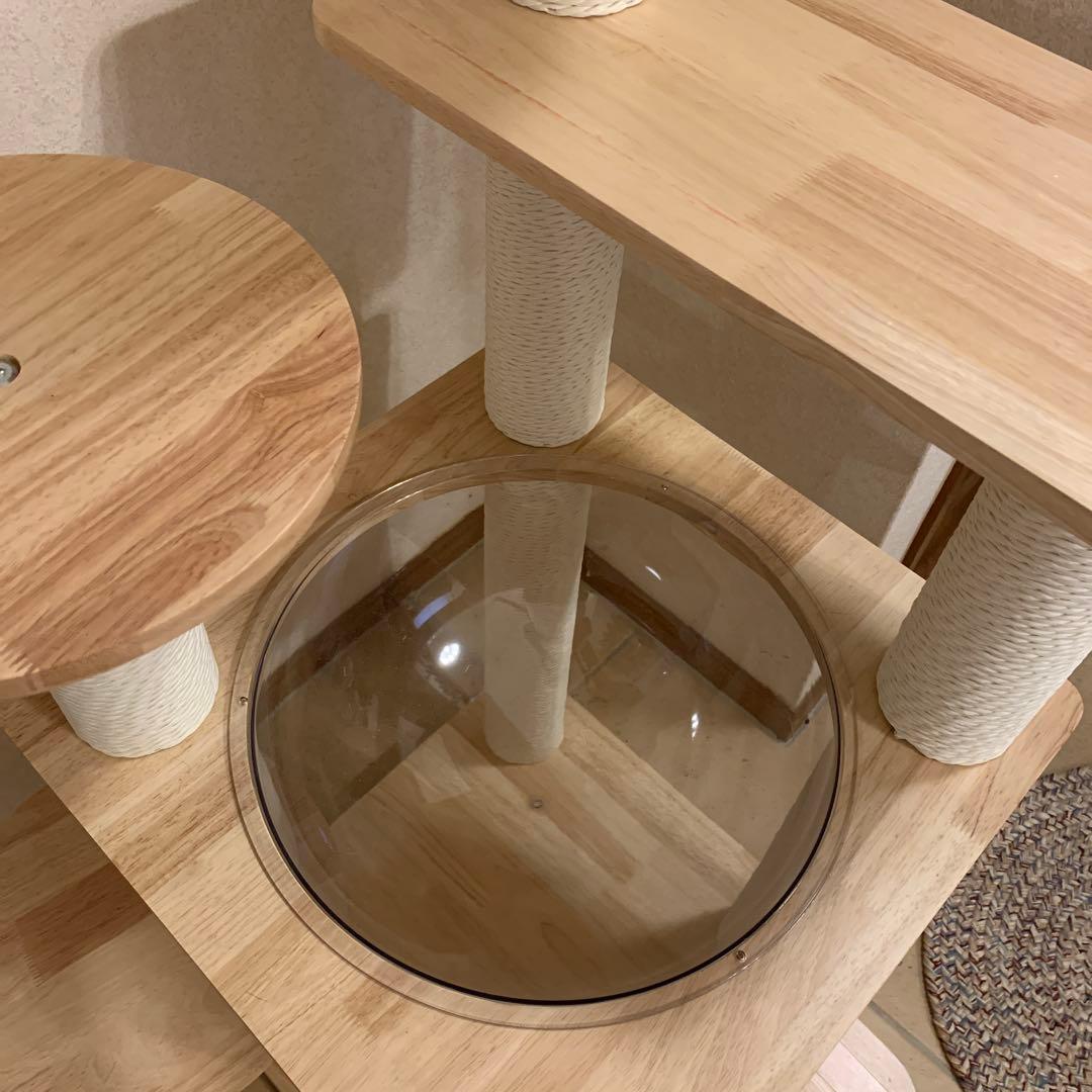 木製キャットタワー 据え置き型