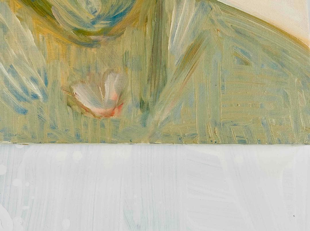 38×46㎝「ビリビリうんちだった」F8・原画・油彩