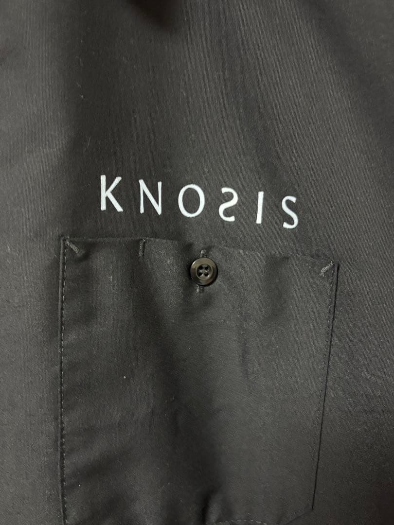knosis ワークシャツ ブラック Lsize