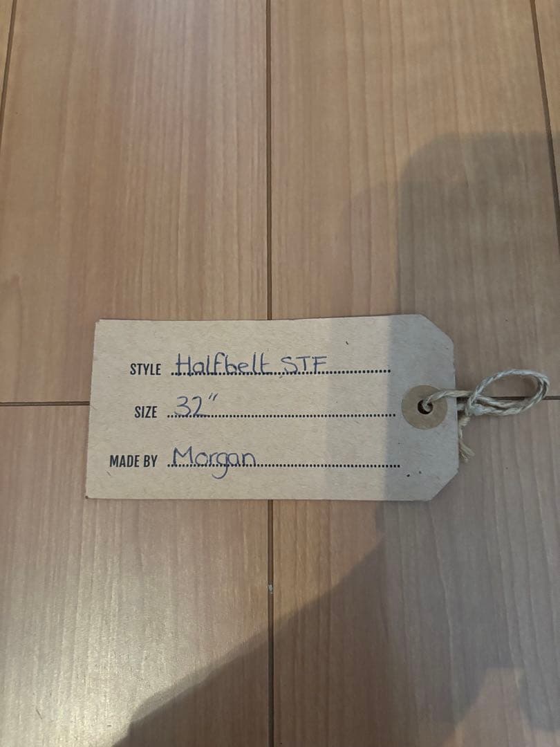 AERO LEATHER　ハーフベルトSTFレザージャケット　32サイズ　黒