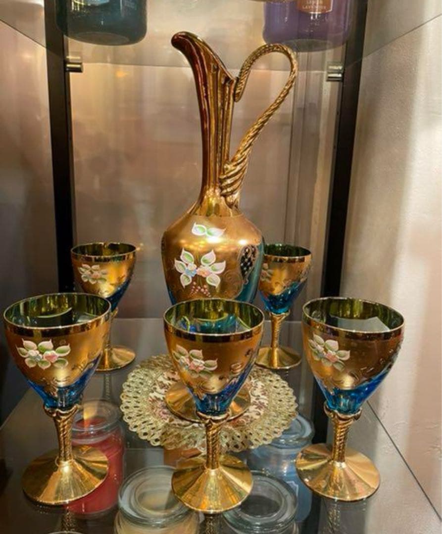 ベネチアングラス美品 ヴェネツィア ガラス ヴェネツィアングラス