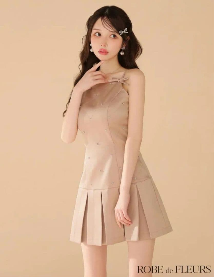 【ROBE de FLEURS/ローブドフルール】ミニドレス/ キャバドレス