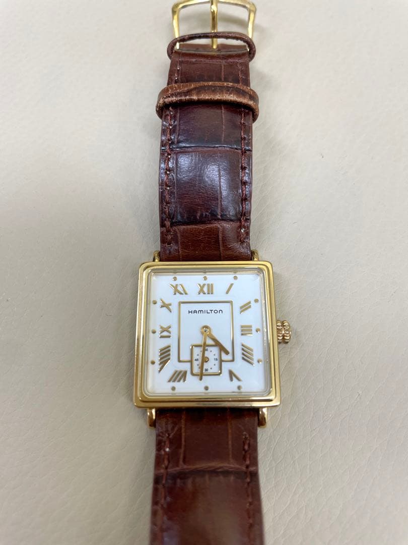 HAMILTON アナログ腕時計　ハミルトン　革ベルト