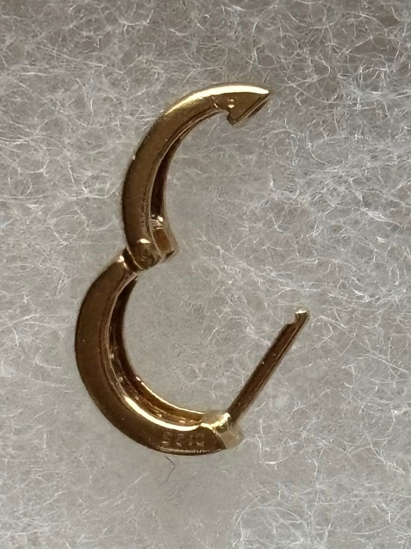 パヴェダイヤ　ピアス　K18 YG