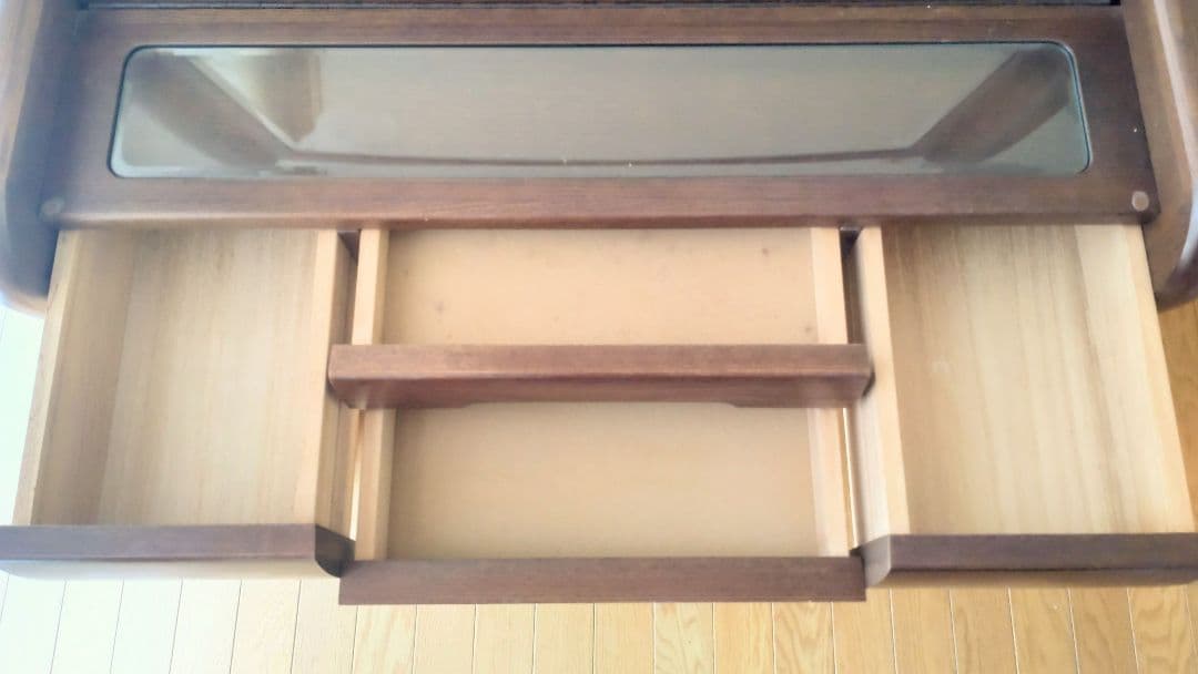 木製 ドレッサー ライティングビューロー デスク 鏡台 レトロ アンティーク