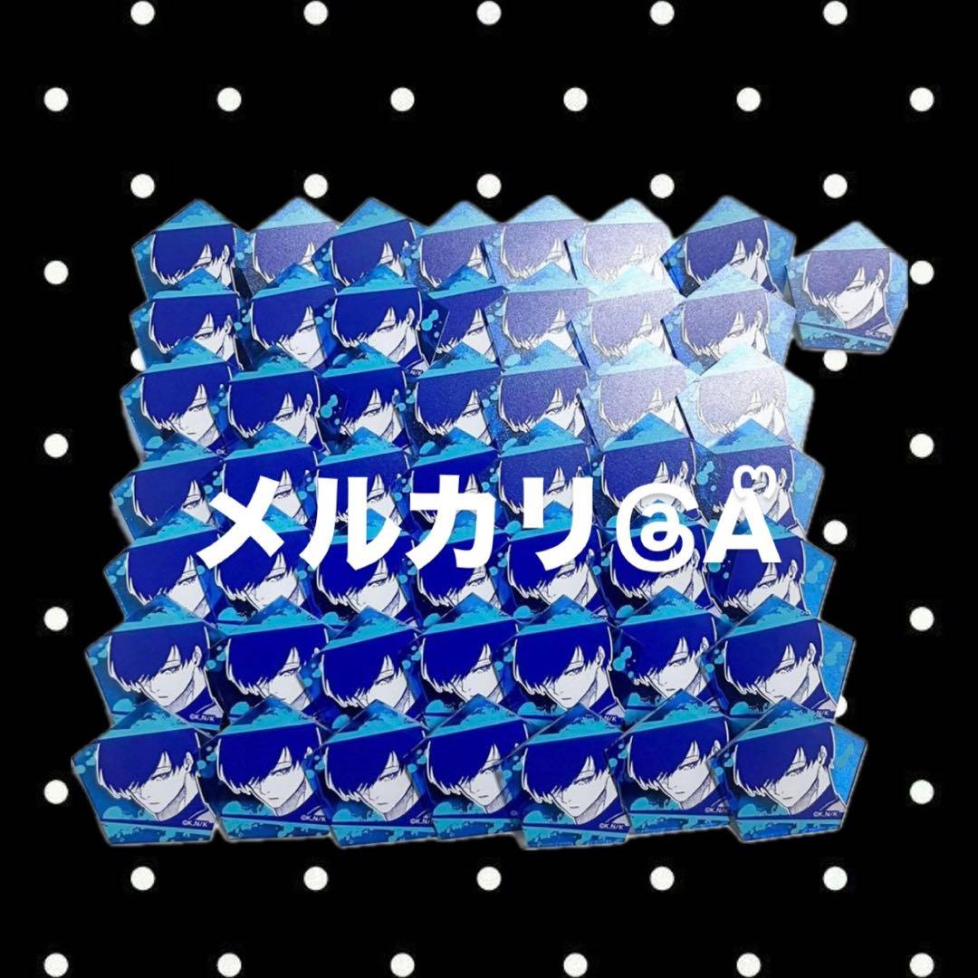 【値下げ】糸師凛 ラメアクリルバッジ まとめ売り 非売品 原作 原画展 49個