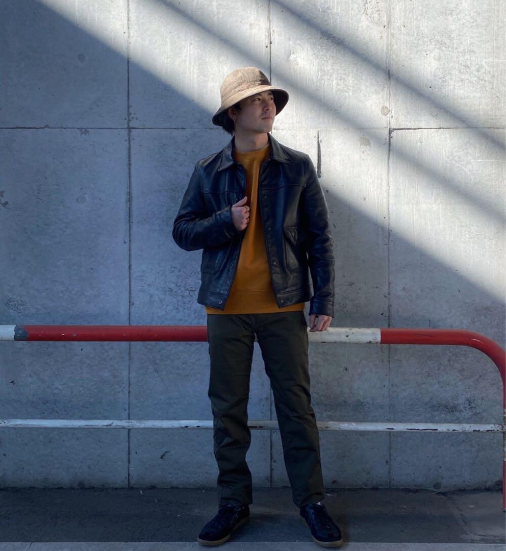 ★アメリカ製 Schott★メンズ XL 42 ネイキッドカウレザ120US