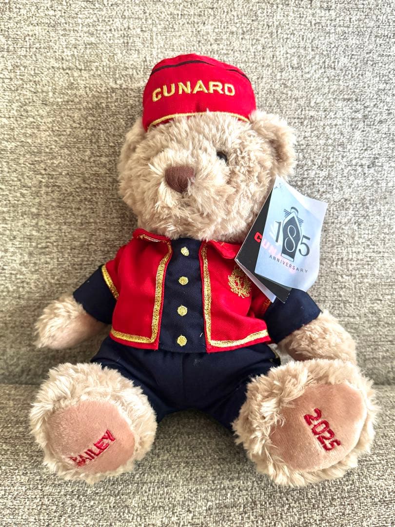 クイーンエリザベス号 テディベア キュナード185周年記念