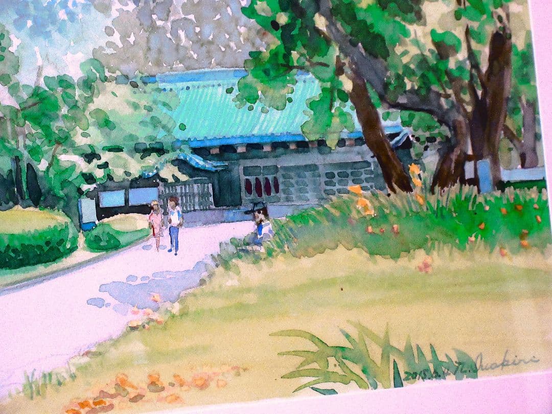 水彩画 風景画 F6サイズ 原画