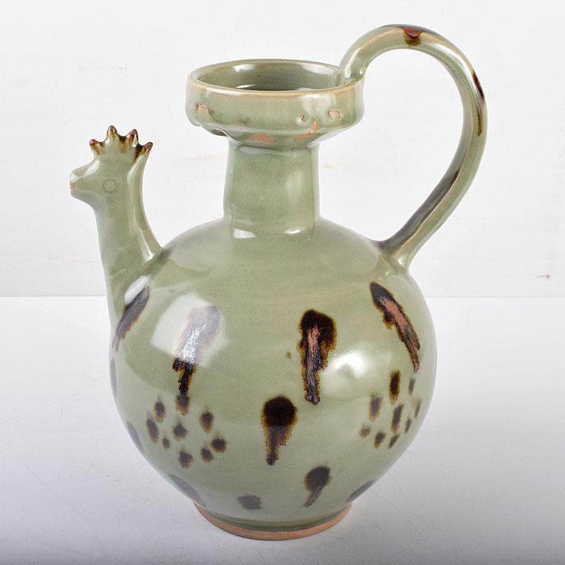 中国　龍泉窯　飛青磁　執壷　水注　C　R4171E