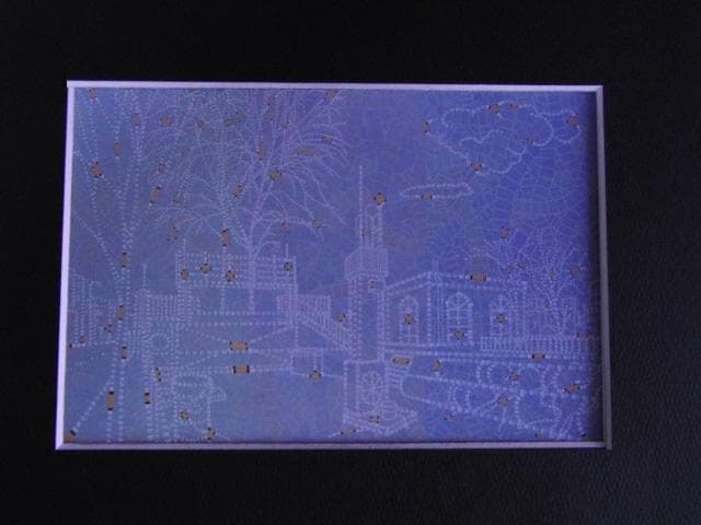 伊庭新太郎、【WATER・GATE】、希少な額装用画集より