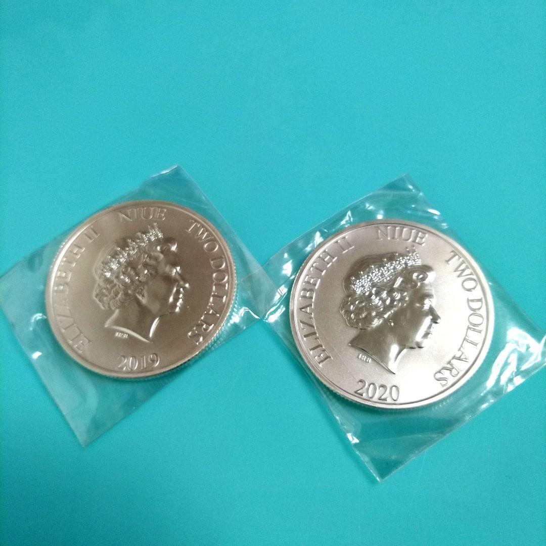 ディズニー ライオン・キング銀貨　1オンス 2019年、2020年製 セット