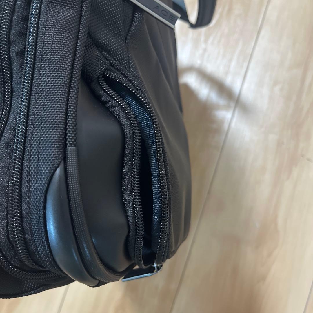 ACE ビジネスバッグ 黒 ナイロン製 2way