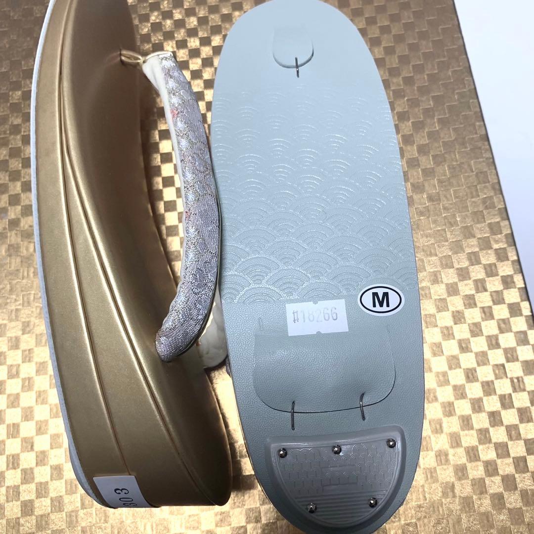 ◆うさうさ235◆新品　和装用バッグ草履のセット（ピンク・金色）