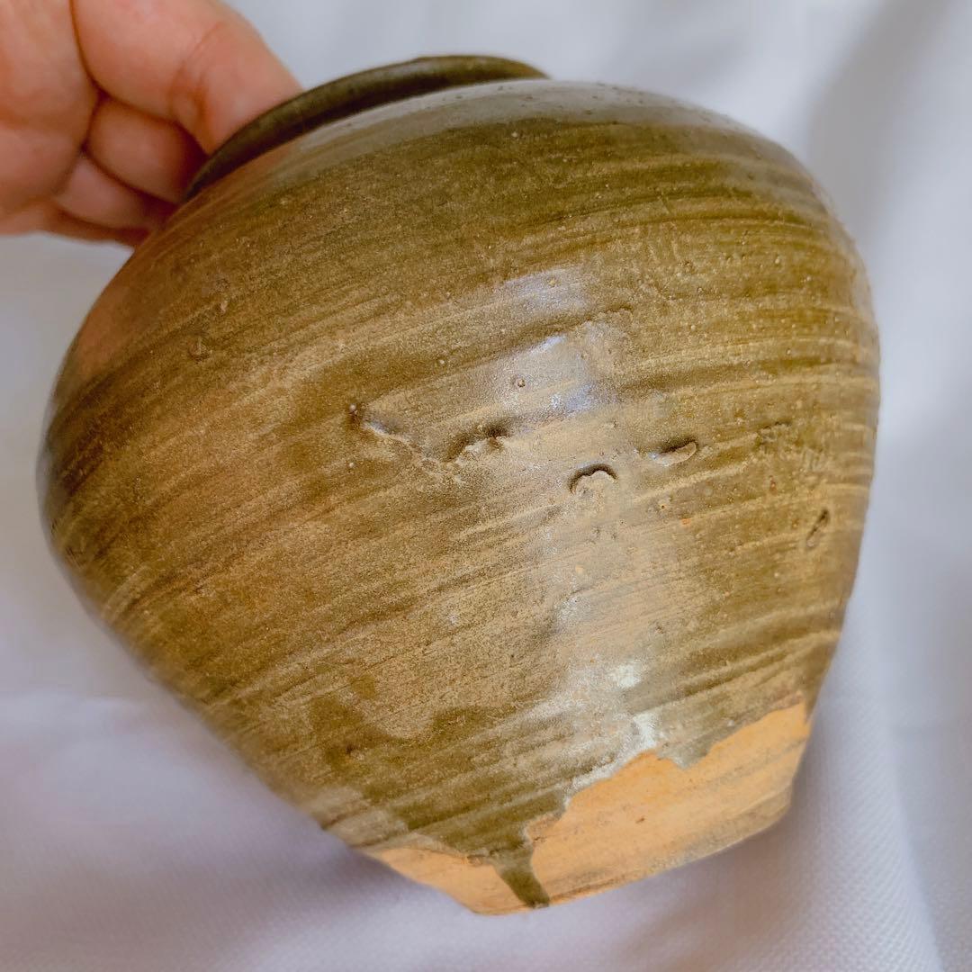 李朝　高麗　壺　骨董品　アンティーク　青磁　朝鮮　韓国