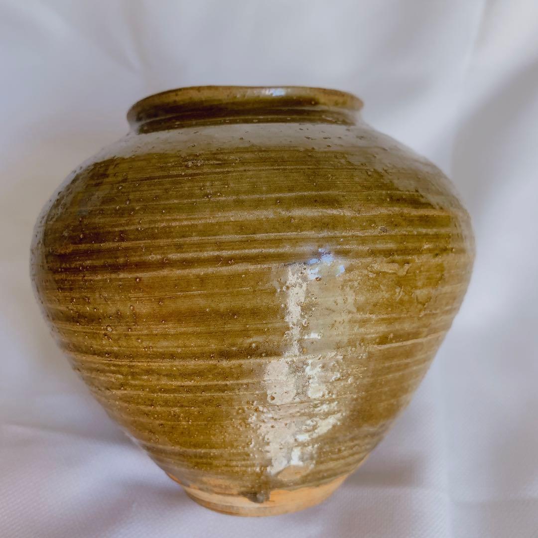 李朝　高麗　壺　骨董品　アンティーク　青磁　朝鮮　韓国